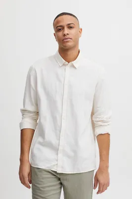 Produktbild von !Solid SDEnea Allan Overshirt Herren Freizeithemd Hemd Übberhemd Hemdjacke Unifarben Hochwertige Leinen-Viskose-Qualität