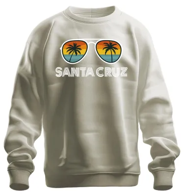 Produktbild von Santa Cruz Sonnenbrille Palme Retro Strand Kalifornien Sweatshirt Pullover, Natur, S