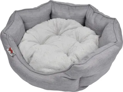 Produktbild von Hundekorb 60cm Haustier Katzen Kissen Bett Hunde Kissen Hundebett Schlafplatz