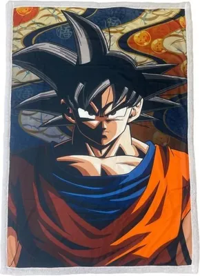 Zdjęcie produktu dla Koc Sherpa DRAGON BALL Z Goku, 100 x 150 cm, Plaid Polaire, Postać z Anime