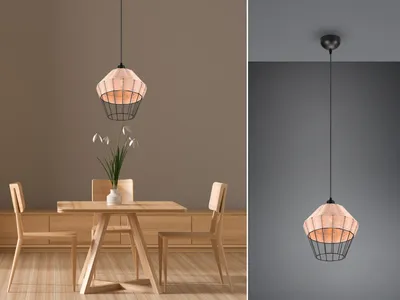 Obrázek produktu pro Závěsné světlo BORKA, průměr 30 cm