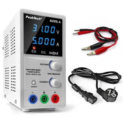 Obrázek produktu pro PeakTech 6225 A - Labornetzgerät, 0 - 30 V, 0 - 5 A, stabilisiert (P 6225 A)