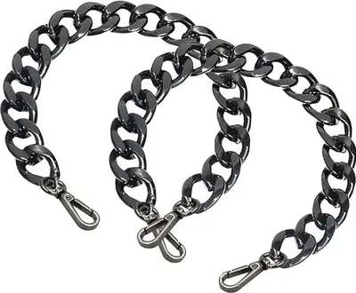 Produktbild von Handtaschen Metall Ketten 2 Stücke Schulterriemen für Taschen Handtasche Kette Taschenkette Schultergurt Tragegurt Taschenzubehör Metall Taschenbügel Kette Ersatz Zubehör