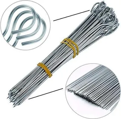 Produktbild von Kebabspieße 50 Stück zum Grillen - Metallkebabstäbe aus rostfreiem Stahl 15 cm - Kebab-Barbecuewerkzeug. Kebabspieße