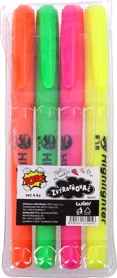 Obrázek produktu pro Zvýrazňovače sada 4 ks