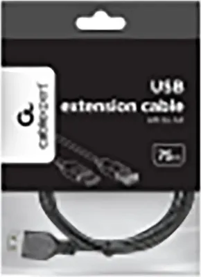 Immagine prodotto di Gembird Cavo di prolunga USB 2.0, 0,75 m, nero