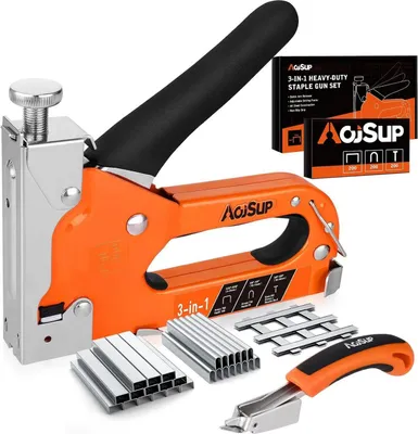 Produktbild von Handtacker Set mit 2100 Klammern 3 In 1 Profi Tacker für Holz & Dekoration