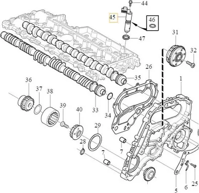 Obrázek produktu pro VOLVO XC60 XC70 S80 V70 vačkový hřídel ventil 31251224 OE