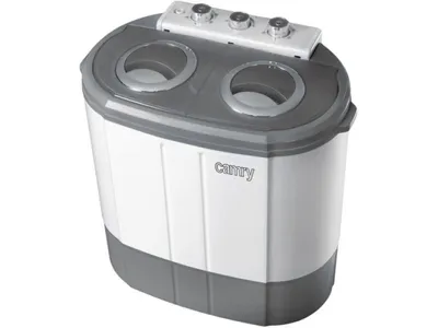 Produktbild von JUNG CAMRY CR8052 Mini Waschmaschine mit Schleuder, Camping Waschmaschine, Füllmenge 3kg, Waschautomat, Waschvollautomat, 60 cm - einfacher Transport