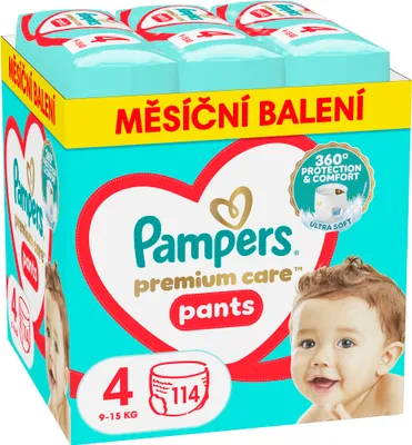 Obrázek produktu pro PAMPERS Premium Care Pants vel. 4 (114 ks)