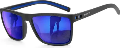 Produktbild von Sonnenbrille Herren Polarisiert TR90 Rahmen UV400 Schutz Blau Verspiegelte Linse