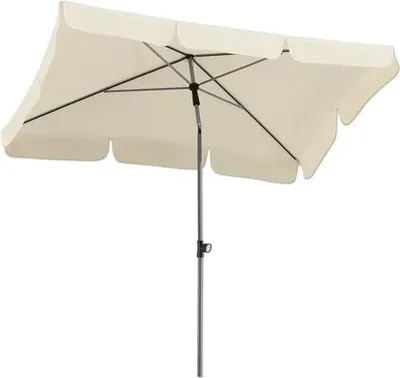 Produktbild von Mittelstockschirm Schneider Schirme Locarno 180 x 120 cm natur mit UV-Schutz 50+, wasserabweisende Polyesterbespannung,