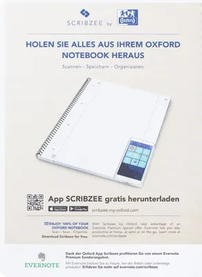 Immagine prodotto di 10x Oxford 100050405 Blocco College Lin.38 - A4+, 80 fogli, 90 g/m², 4 fori