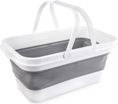Zdjęcie produktu dla Składany kosz na pranie, 28 l, trwała guma, przenośny
