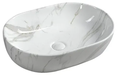 Obrázok produktu pre DALMA keramické umývadlo 59x42 cm, carrara