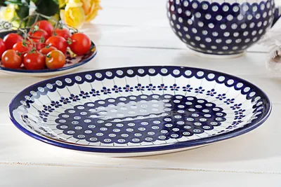Produktbild von BUNZLAUER KERAMIK SERVIERPLATTE 29 x 22 cm Servierschale Servierteller 166A
