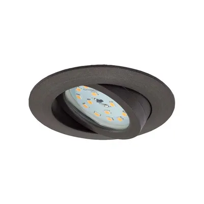 Produktbild von Briloner LED Einbauleuchte rund Eisengrau IP23 6,5W Modul 570lm warmweiß 3000K schwenkbar 3-Stufen-Dimmbar