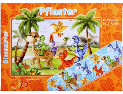 Image de Pansement Enfant Dinosaure Lettre 10 pcs