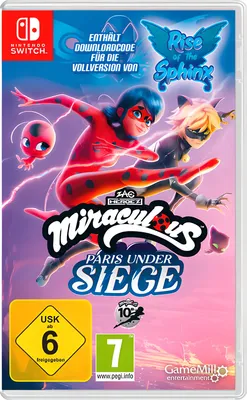 Produktbild von Miraculous Double Pack Switch Paris Under Siege/Rise of the SphinxRise of the Sphinx als Code in Box enthalten