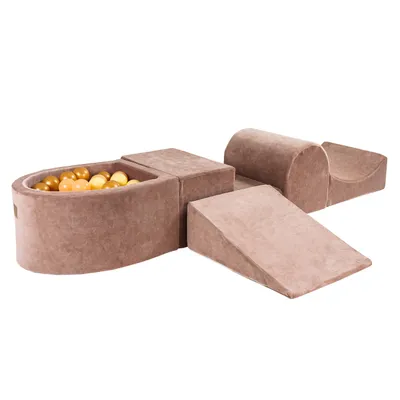 Produktbild von Schaumstoff Bausteine Kinder mit Bällebad - Softbausteine Baby