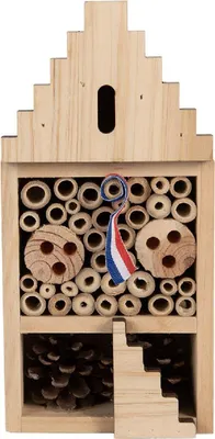 Produktbild von Clayre & Eef 6H2437 Insektenhotel 12x7x25 cm Holz Landhausstil