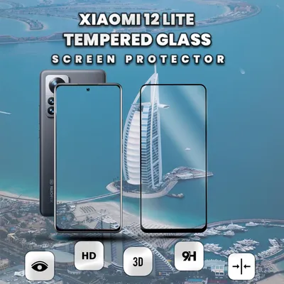 Produktbild von 1-Pack Xiaomi 12 Lite Displayschutzfolie - Gehärtetes Glas 9H - Super Qualität 3D