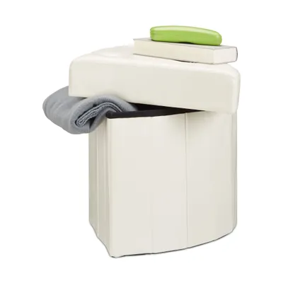 Obrázek produktu pro Relaxdays 10022867, Vnitřní, Dřevovláknitá deska, Pěna, Plast, Bílá, Vnitřní, 380 mm, 380 mm