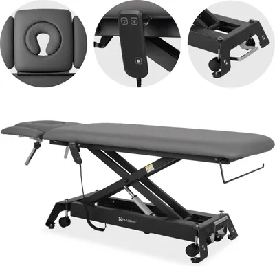 Obrázek produktu pro Habys Evero Cross X4 Ergo | elektrický masážní stůl s ručním dálkovým ovládáním | léčebný stůl 4-segmentový | výškově nastavitelný | 198x67 cm
