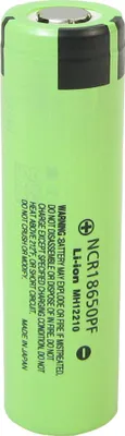Produktbild von Trade-Shop Panasonic NCR18650PF Zelle Lithium-Ion Akku 2900mAh 3,6V/3,7V 10A Entladestrom Button-Top