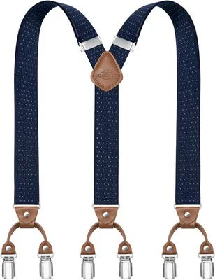 Productafbeelding van Verstelbare Elastische Bretels voor Heren en Dames met 6 Sterke Metalen Clips