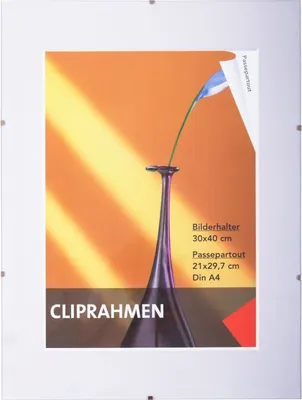 Produktbild von Rahmenloser Bilderhalter Bilderrahmen 30x40 cm Poster Fotos Dekoration Träger