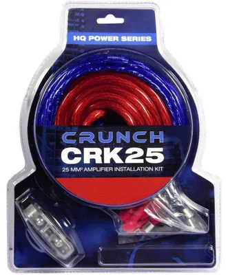 25 mm² Verstärker-Anschluss-Set, 5 m Cinchkabel, 80 A Sicherung
