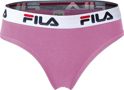 Obrázek produktu pro Dámské kalhotky FILA – Regular Waist, kalhotky se širokým pasem s logem, bavlna, jednobarevné
