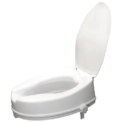 Produktbild von Aidapt Toilettensitzerhöhung - 10 cm mit Deckel