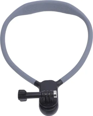 Obrázok produktu pre Držiak na krk pre akčnú kameru, flexibilný silikónový popruh na krk, beh, cyklistika, lyžovanie
