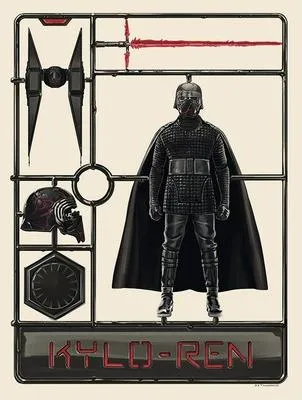 Produktbild von Kunstposter – Star Wars – Toy Kylo – 30 x 40 cm