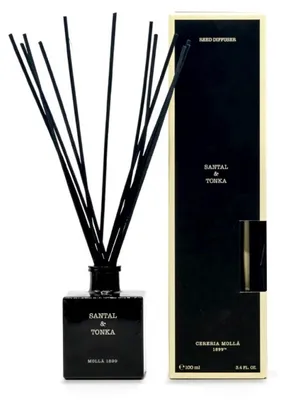 Produktbild von Cereria Molla 1899 Reed Raumduft Diffuser 100ml Santal & Tonka