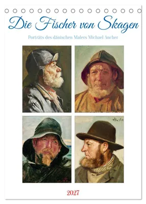 Produktbild von Die Fischer von Skagen (Tischkalender 2027 DIN A5 hoch), CALVENDO Monatskalender