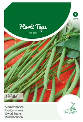 Zdjęcie produktu dla Fasolka szparagowa Fresano Xantos (100 g) | Nasiona fasolki szparagowej firmy Hortitops