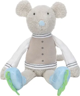 Zdjęcie produktu dla Mysz pluszowa Happy Horse Mats 24 cm - szara - miękka pluszowa zabawka