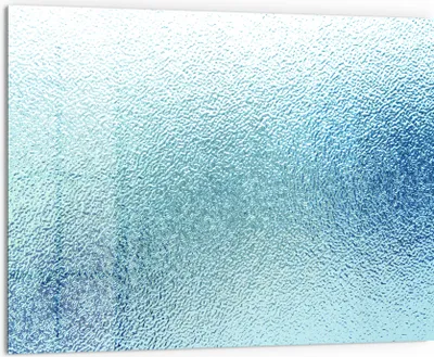 Produktbild von DEQORI Küchenrückwand Glas 80x60 cm 'Milchglas mit Blaustich' Spritzschutz Bad Rückwand