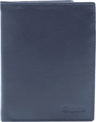 Image de Esquire Cuir porte-monnaie Viktoria Wallet Navy bleu marine
