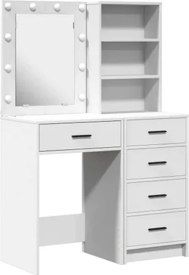 Obrázok produktu pre vidaXL toaletný stolík 2 ks biely 50 x 41 x 135 cm materiál na báze dreva