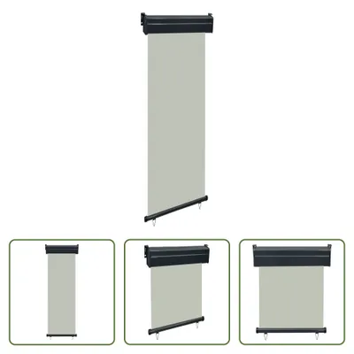 Image de The Living Store Store latéral pour balcon 65x250 cm Gris