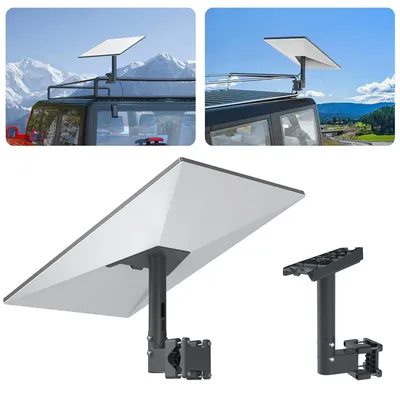 Produktbild von Montageset, 360° verstellbar – Halterung für Starlink V3 – Wetterbeständig – Aluminiumlegierung – Ideal für Wohnmobile/Dachmontage
