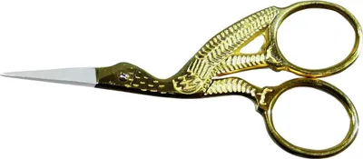 Produktbild von KLEIBER Storchenschere Länge: 93 mm gold