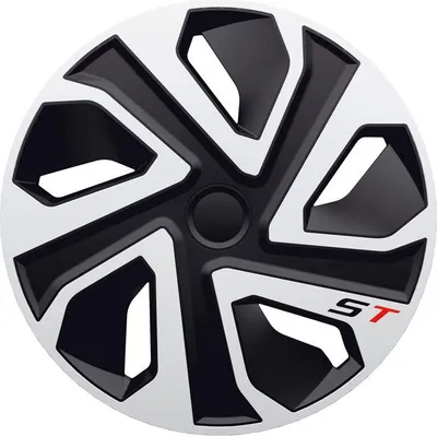 Produktbild von AUTO-STYLE Radzierblenden Set J-Tec Radzierblenden ST 15-Zoll silber/schwarz