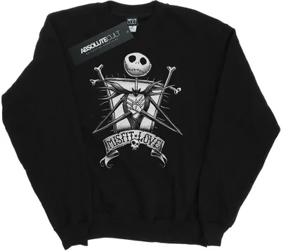 Produktbild von Disney - "Nightmare Before Christmas Misfit" Sweatshirt für Herren BI49249 (XL) (Schwarz)