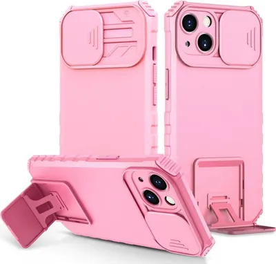 Produktbild von König Design Hülle kompatibel mit Apple iPhone 15 Kunststoff Soft Handyhülle - Handy Case Rosa