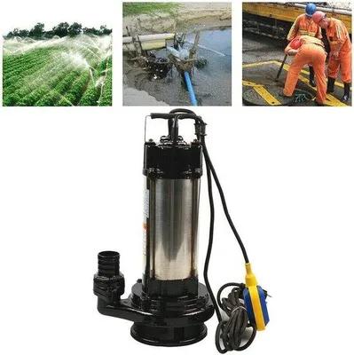 Image de Pompe électrique de 1 500 watts pour eaux usées - débit de 36 000 l/h